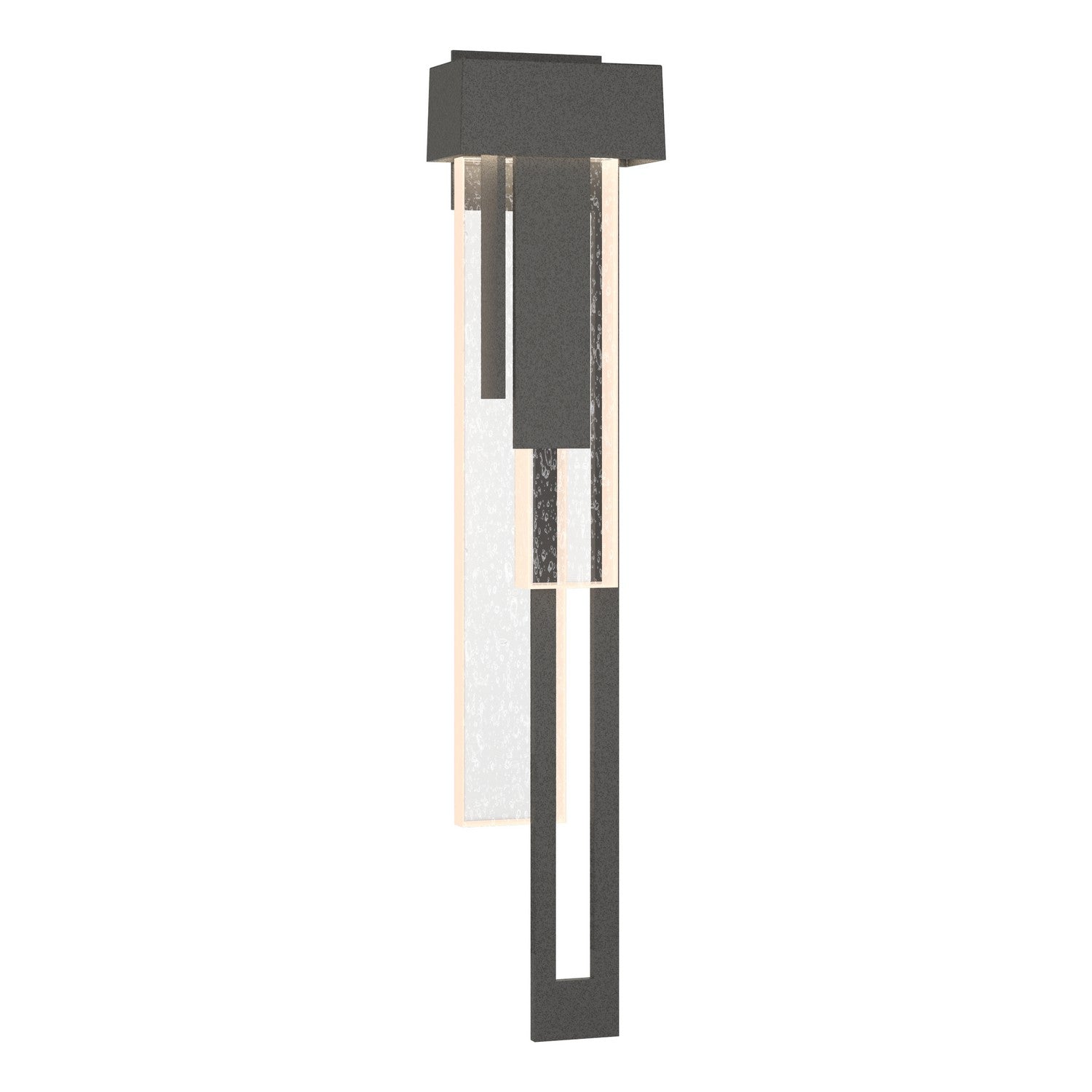 Hubbardton Forge - 302533-LED-RGT-20-II0596 - Rainfall Large LED Outdoor Sconce - Rainfall - Coastal Natural Iron