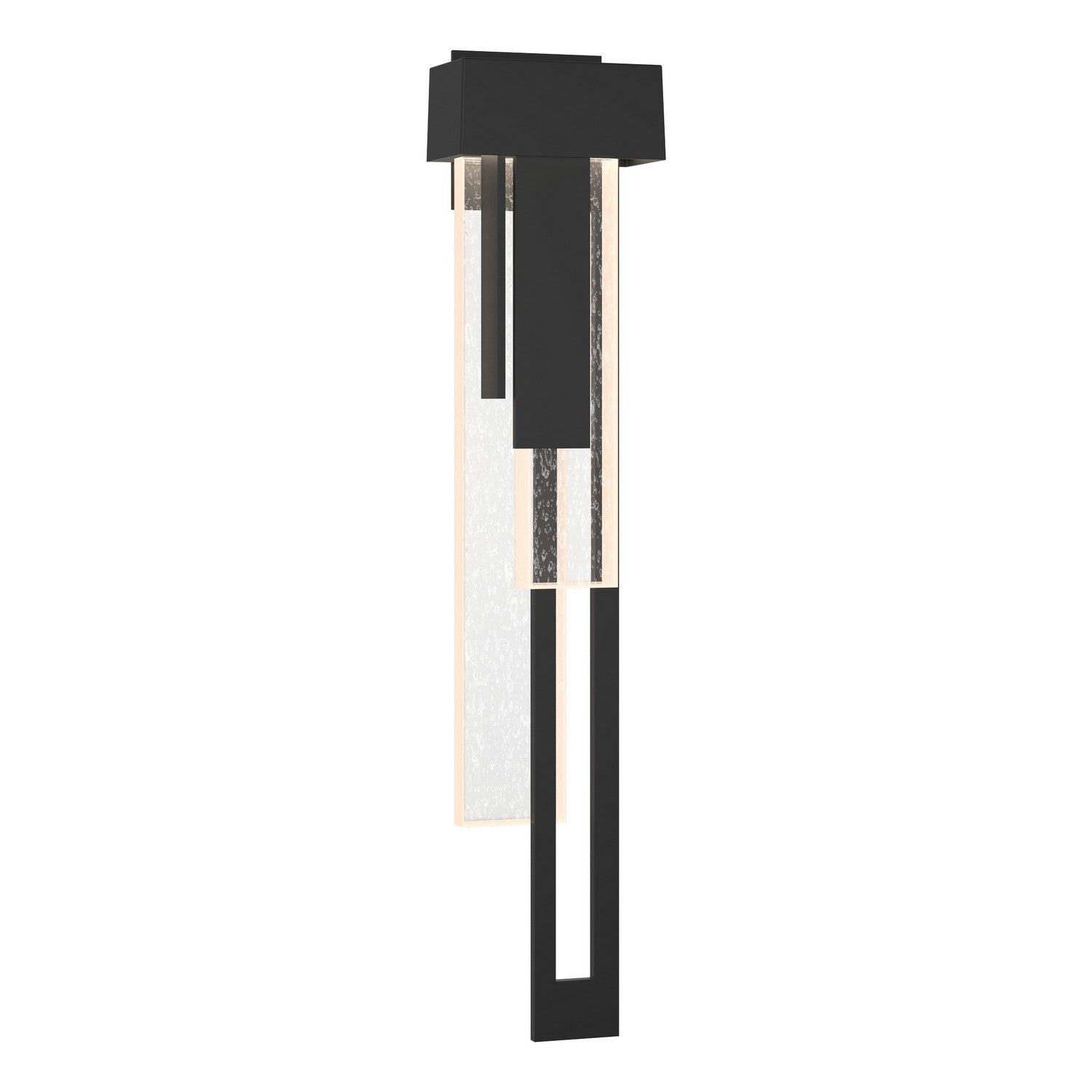 Hubbardton Forge - 302533-LED-RGT-80-II0596 - Rainfall Large LED Outdoor Sconce - Rainfall - Coastal Black