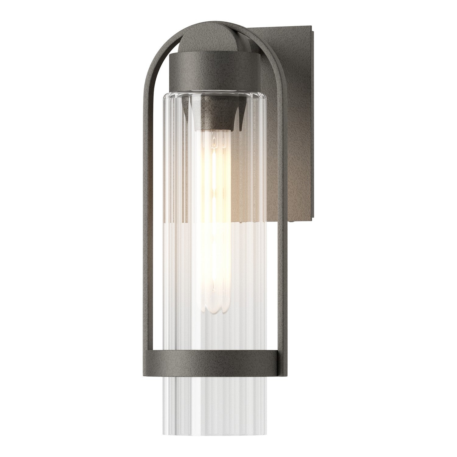 Hubbardton Forge - 302555-SKT-20-ZM0741 - Alcove Small Outdoor Sconce - Alcove - Coastal Natural Iron