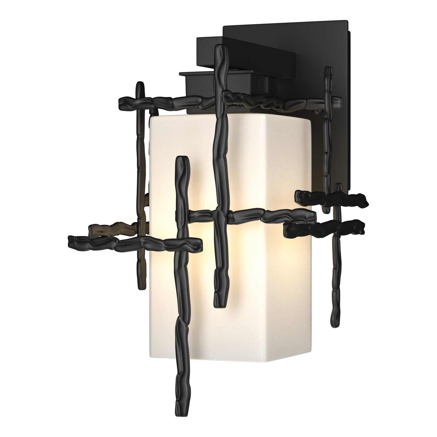 Hubbardton Forge - 302580-SKT-80-GG0111 - One Light Outdoor Wall Sconce - Tura - Coastal Black