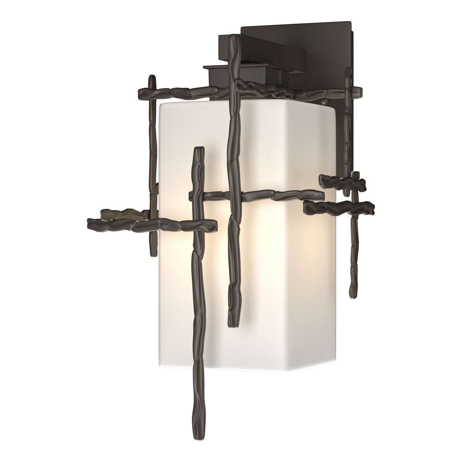 Hubbardton Forge - 302581-SKT-77-GG0093 - One Light Outdoor Wall Sconce - Tura - Coastal Dark Smoke