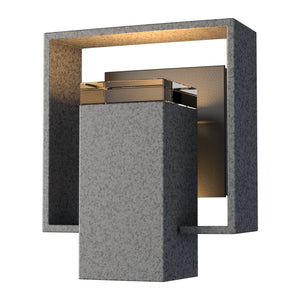 Hubbardton Forge - 302601-SKT-20-80-ZM0546 - One Light Outdoor Wall Sconce - Shadow Box - Coastal Natural Iron