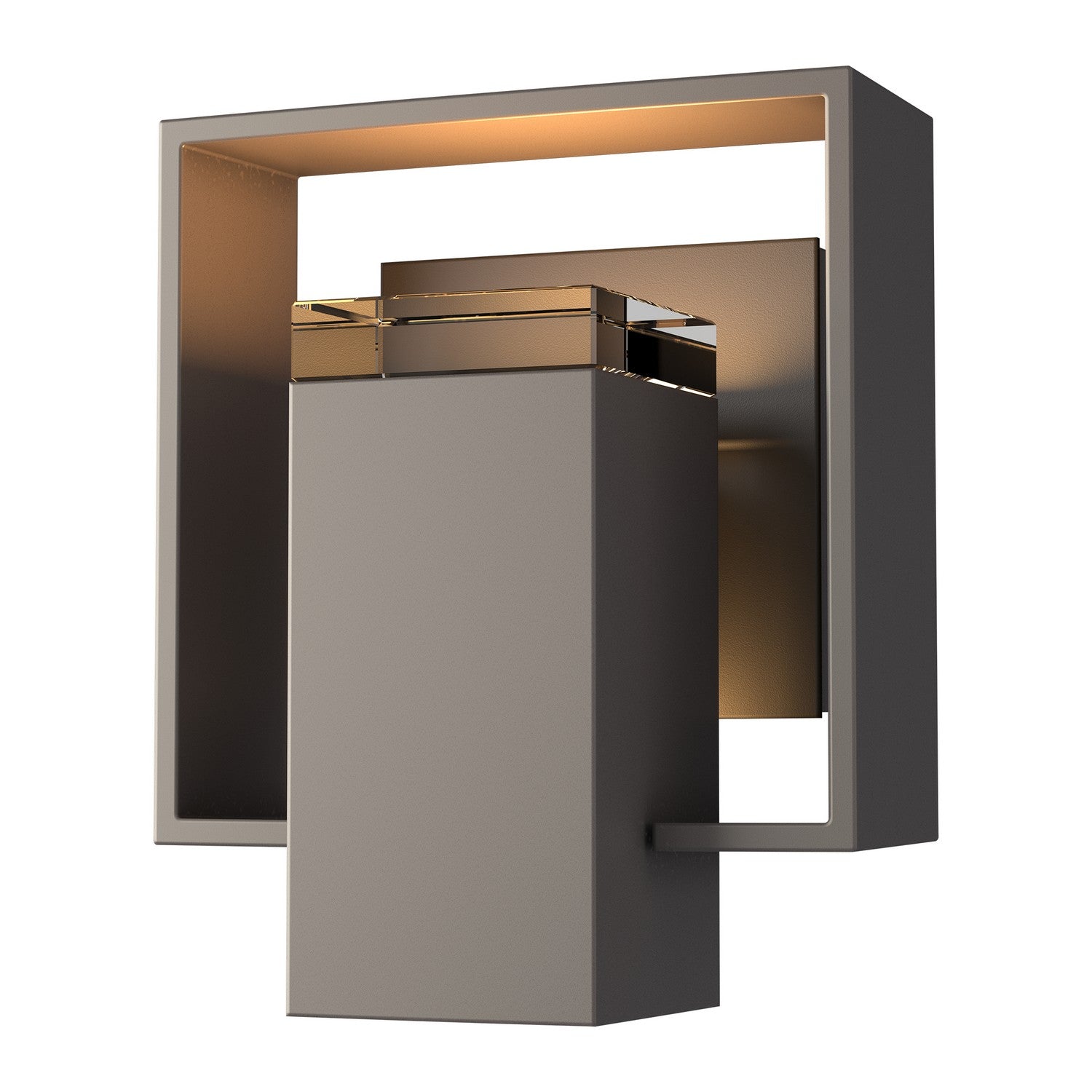 Hubbardton Forge - 302601-SKT-77-14-ZM0546 - One Light Outdoor Wall Sconce - Shadow Box - Coastal Dark Smoke