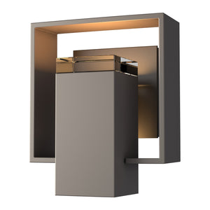Hubbardton Forge - 302601-SKT-77-14-ZM0546 - One Light Outdoor Wall Sconce - Shadow Box - Coastal Dark Smoke