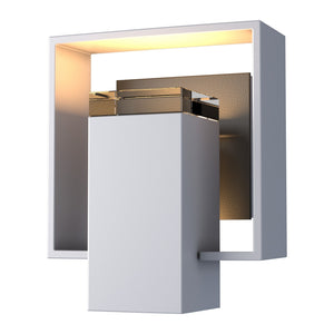 Hubbardton Forge - 302601-SKT-78-80-ZM0546 - One Light Outdoor Wall Sconce - Shadow Box - Coastal Burnished Steel