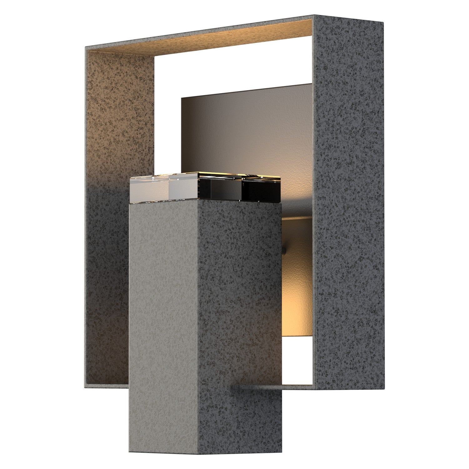 Hubbardton Forge - 302603-SKT-20-80-ZM0546 - One Light Outdoor Wall Sconce - Shadow Box - Coastal Natural Iron