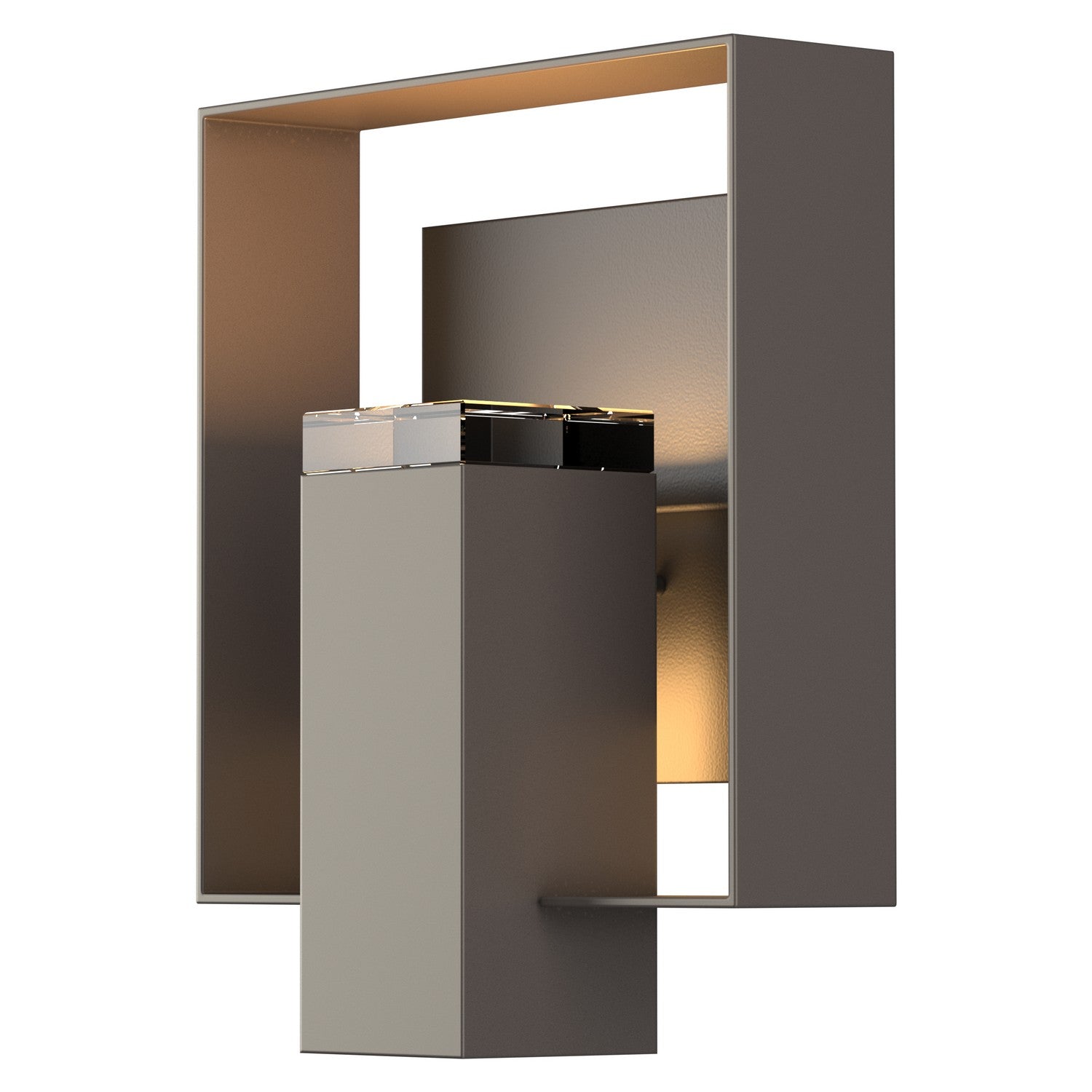 Hubbardton Forge - 302603-SKT-77-80-ZM0546 - One Light Outdoor Wall Sconce - Shadow Box - Coastal Dark Smoke