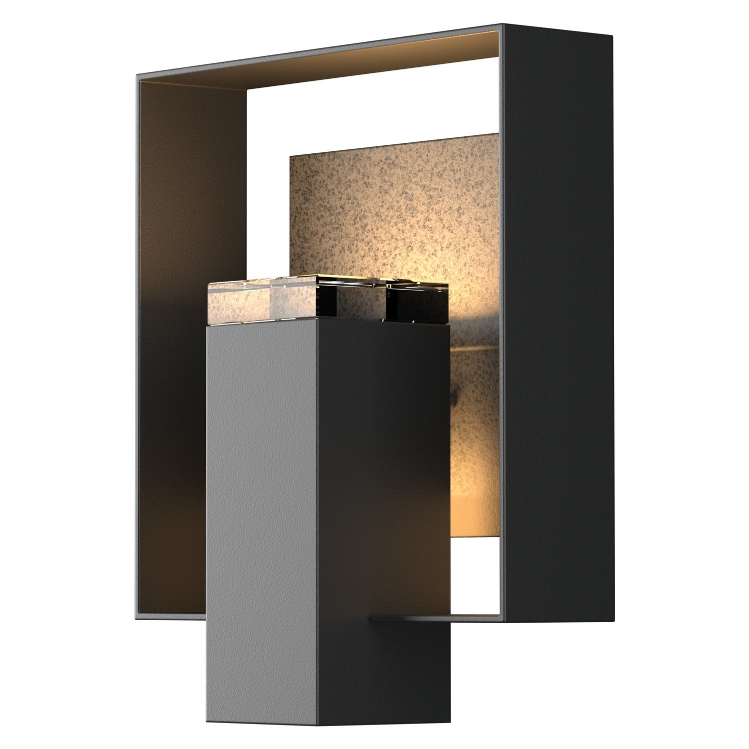 Hubbardton Forge - 302603-SKT-80-20-ZM0546 - One Light Outdoor Wall Sconce - Shadow Box - Coastal Black