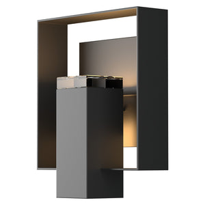 Hubbardton Forge - 302603-SKT-80-80-ZM0546 - One Light Outdoor Wall Sconce - Shadow Box - Coastal Black