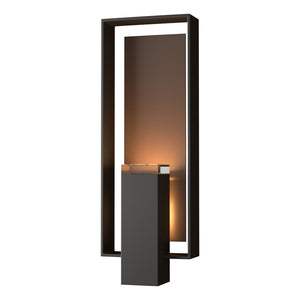 Hubbardton Forge - 302605-SKT-14-75-ZM0546 - Two Light Outdoor Wall Sconce - Shadow Box - Coastal Oil Rubbed Bronze