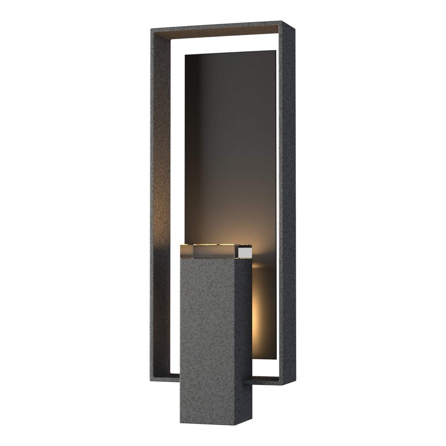 Hubbardton Forge - 302605-SKT-20-80-ZM0546 - Two Light Outdoor Wall Sconce - Shadow Box - Coastal Natural Iron
