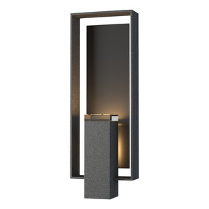 Hubbardton Forge - 302605-SKT-20-80-ZM0546 - Two Light Outdoor Wall Sconce - Shadow Box - Coastal Natural Iron