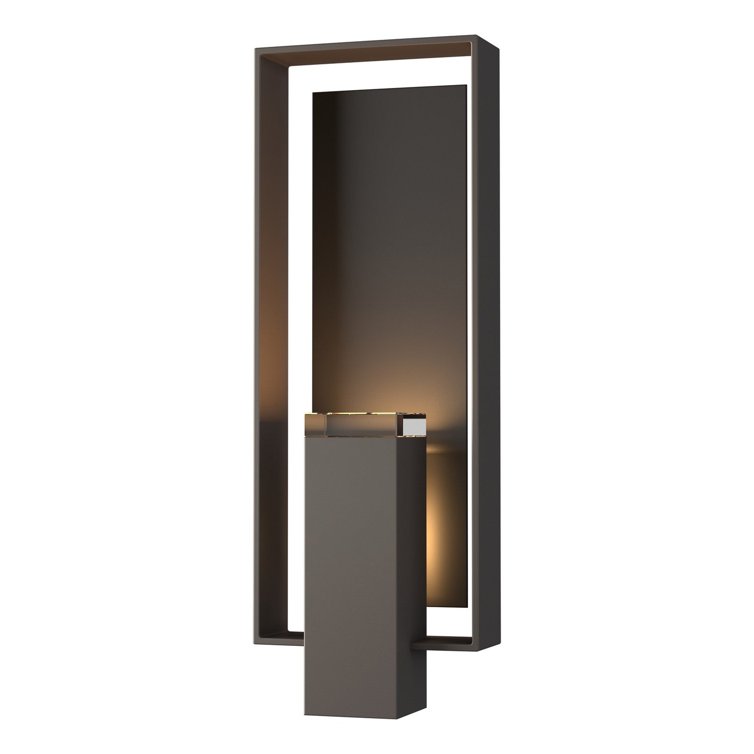 Hubbardton Forge - 302605-SKT-77-14-ZM0546 - Two Light Outdoor Wall Sconce - Shadow Box - Coastal Dark Smoke