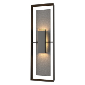 Hubbardton Forge - 302607-SKT-14-20-ZM0546 - Two Light Outdoor Wall Sconce - Shadow Box - Coastal Oil Rubbed Bronze