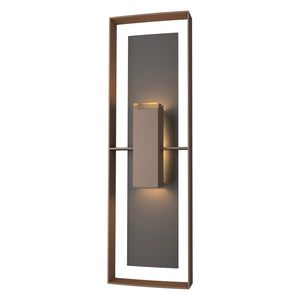 Hubbardton Forge - 302607-SKT-75-14-ZM0546 - Two Light Outdoor Wall Sconce - Shadow Box - Coastal Bronze