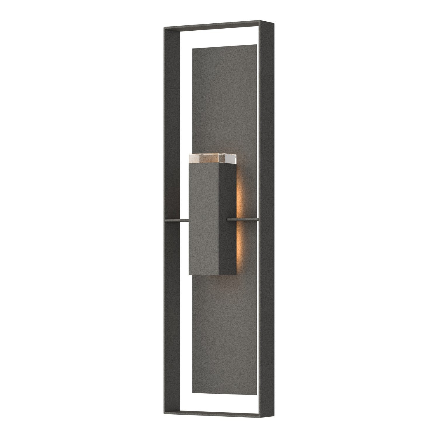 Hubbardton Forge - 302608-SKT-20-20-ZM0736 - Two Light Outdoor Wall Sconce - Shadow Box - Coastal Natural Iron