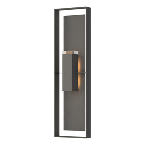 Hubbardton Forge - 302608-SKT-20-20-ZM0736 - Two Light Outdoor Wall Sconce - Shadow Box - Coastal Natural Iron