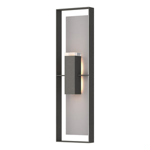 Hubbardton Forge - 302608-SKT-20-78-ZM0736 - Two Light Outdoor Wall Sconce - Shadow Box - Coastal Natural Iron