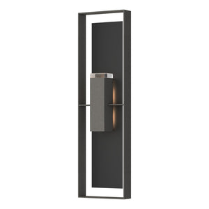 Hubbardton Forge - 302608-SKT-20-80-ZM0736 - Two Light Outdoor Wall Sconce - Shadow Box - Coastal Natural Iron