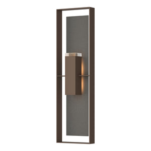 Hubbardton Forge - 302608-SKT-75-20-ZM0736 - Two Light Outdoor Wall Sconce - Shadow Box - Coastal Bronze