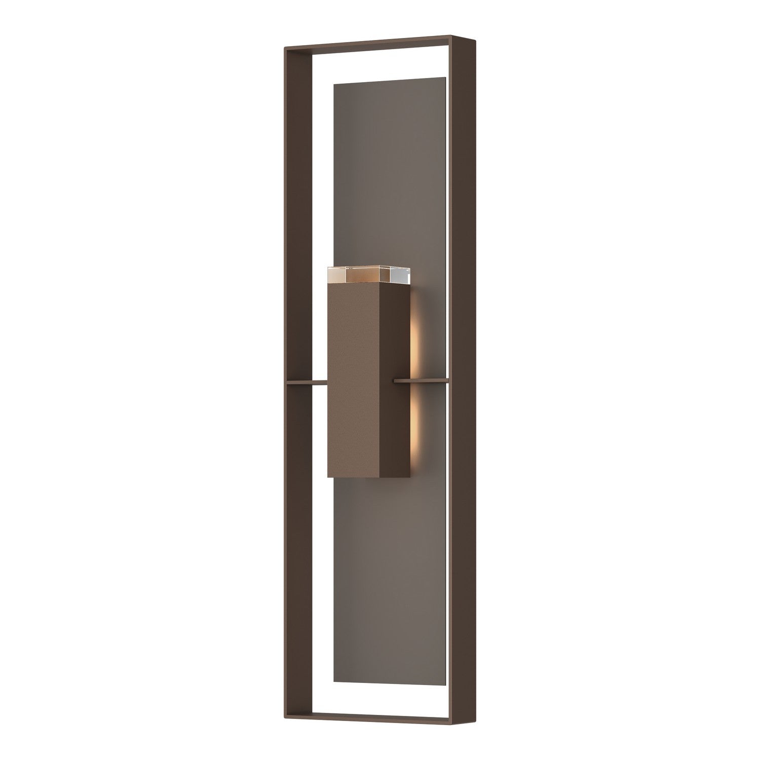 Hubbardton Forge - 302608-SKT-75-77-ZM0736 - Two Light Outdoor Wall Sconce - Shadow Box - Coastal Bronze