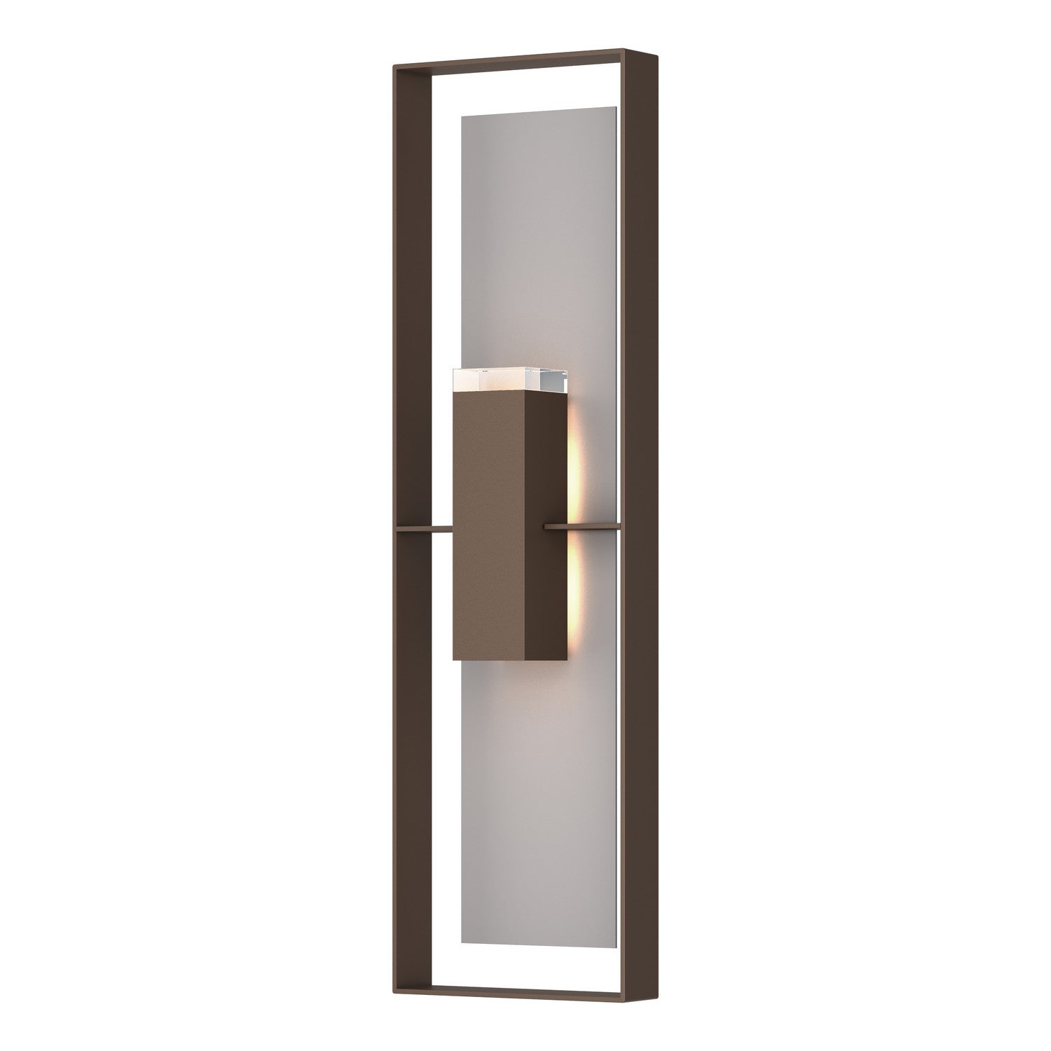 Hubbardton Forge - 302608-SKT-75-78-ZM0736 - Two Light Outdoor Wall Sconce - Shadow Box - Coastal Bronze