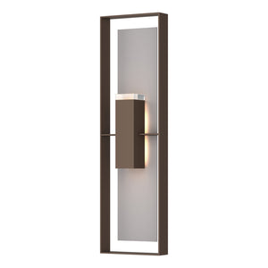 Hubbardton Forge - 302608-SKT-75-78-ZM0736 - Two Light Outdoor Wall Sconce - Shadow Box - Coastal Bronze