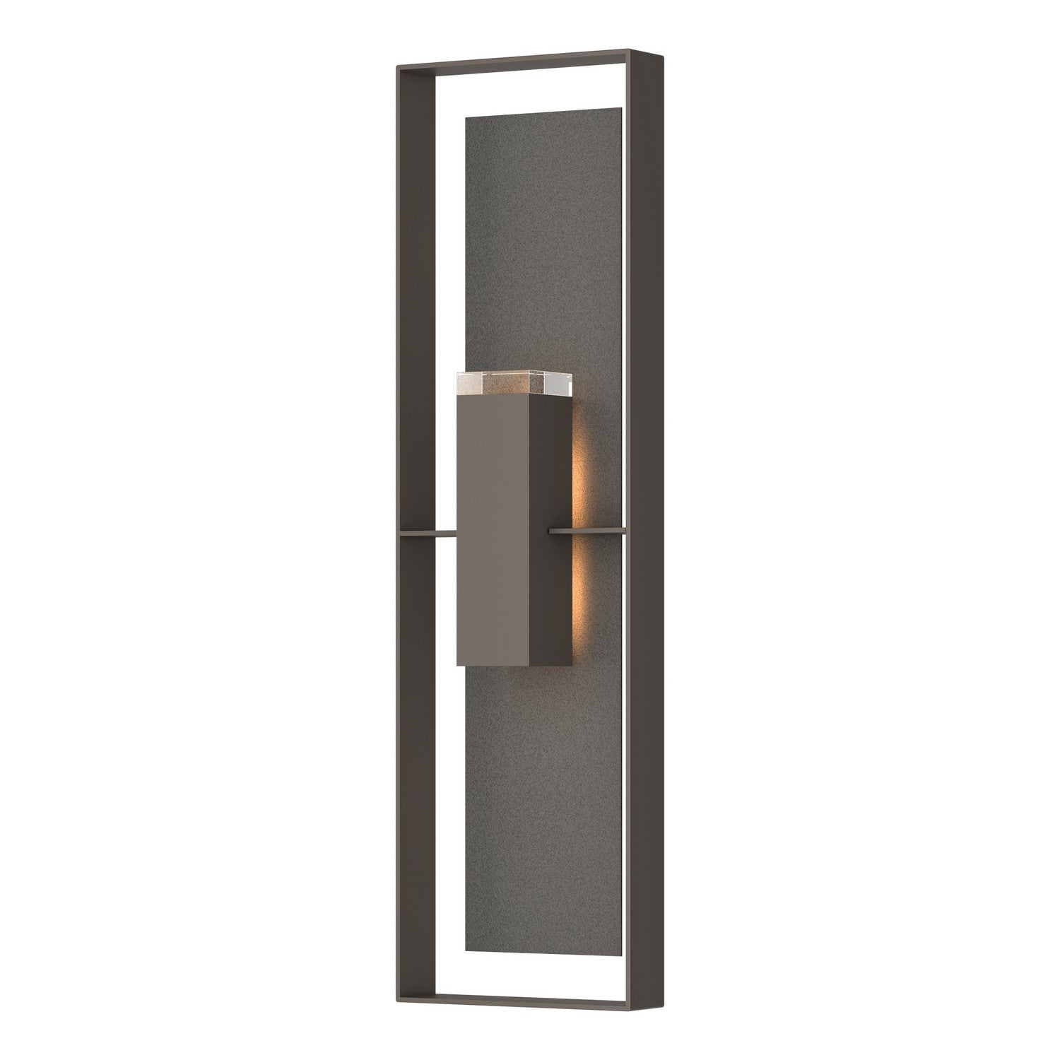 Hubbardton Forge - 302608-SKT-77-20-ZM0736 - Two Light Outdoor Wall Sconce - Shadow Box - Coastal Dark Smoke