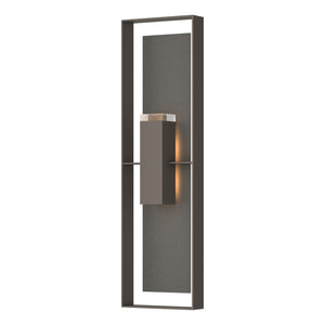 Hubbardton Forge - 302608-SKT-77-20-ZM0736 - Two Light Outdoor Wall Sconce - Shadow Box - Coastal Dark Smoke