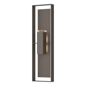Hubbardton Forge - 302608-SKT-77-77-ZM0736 - Two Light Outdoor Wall Sconce - Shadow Box - Coastal Dark Smoke