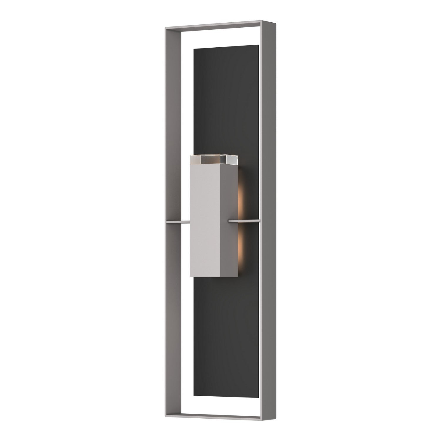 Hubbardton Forge - 302608-SKT-78-80-ZM0736 - Two Light Outdoor Wall Sconce - Shadow Box - Coastal Burnished Steel