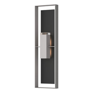 Hubbardton Forge - 302608-SKT-78-80-ZM0736 - Two Light Outdoor Wall Sconce - Shadow Box - Coastal Burnished Steel