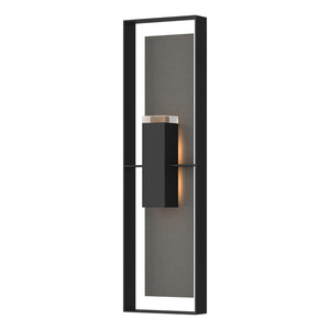 Hubbardton Forge - 302608-SKT-80-20-ZM0736 - Two Light Outdoor Wall Sconce - Shadow Box - Coastal Black