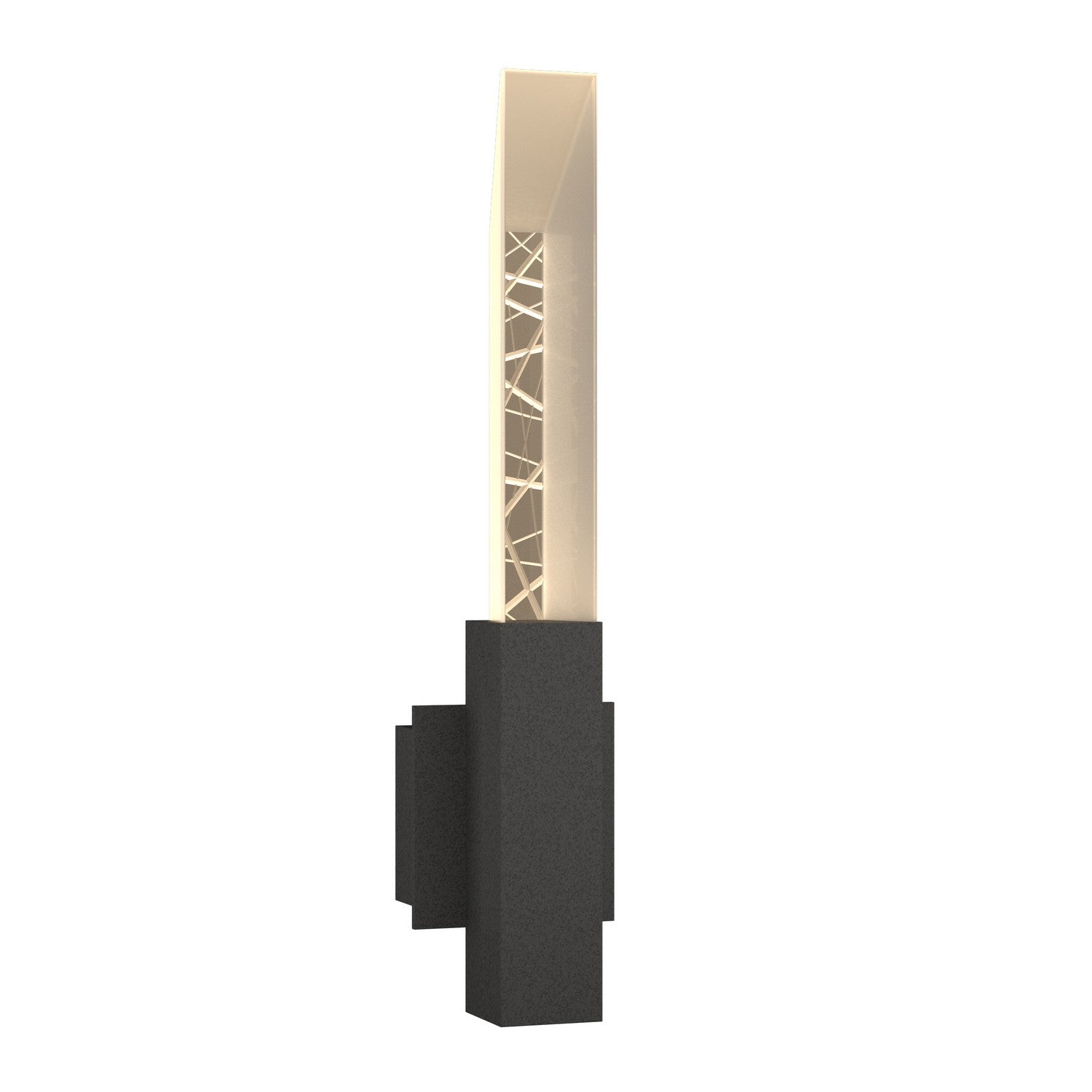 Hubbardton Forge - 302620-SKT-20-ZM0618 - Refraction Outdoor Sconce - Refraction - Coastal Natural Iron