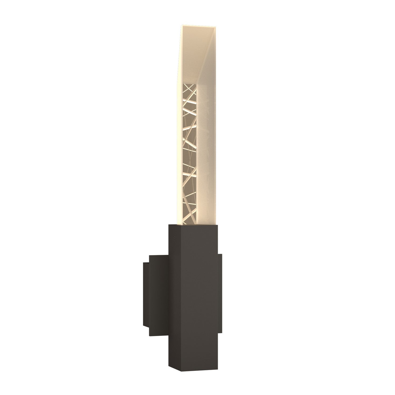 Hubbardton Forge - 302620-SKT-77-ZM0618 - Refraction Outdoor Sconce - Refraction - Coastal Dark Smoke