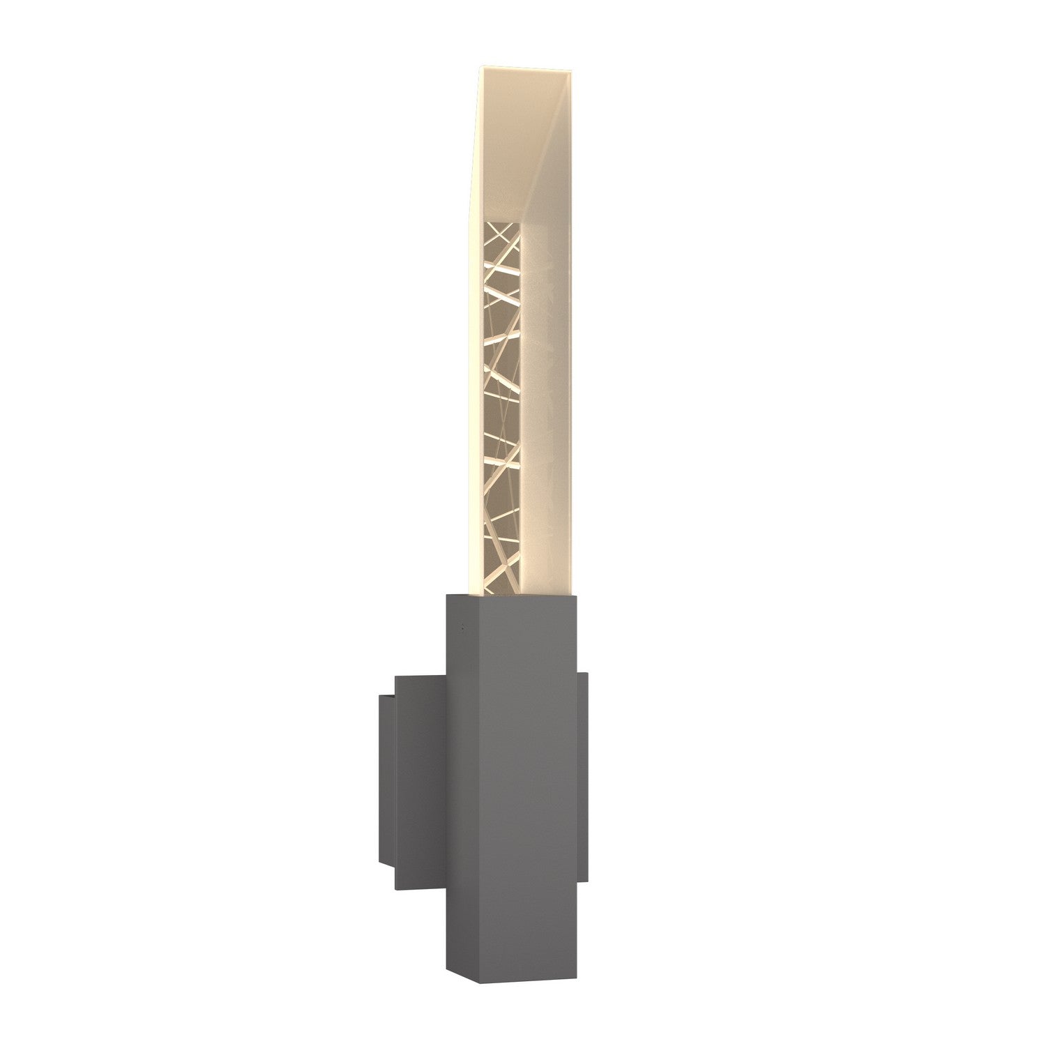 Hubbardton Forge - 302620-SKT-78-ZM0618 - Refraction Outdoor Sconce - Refraction - Coastal Burnished Steel