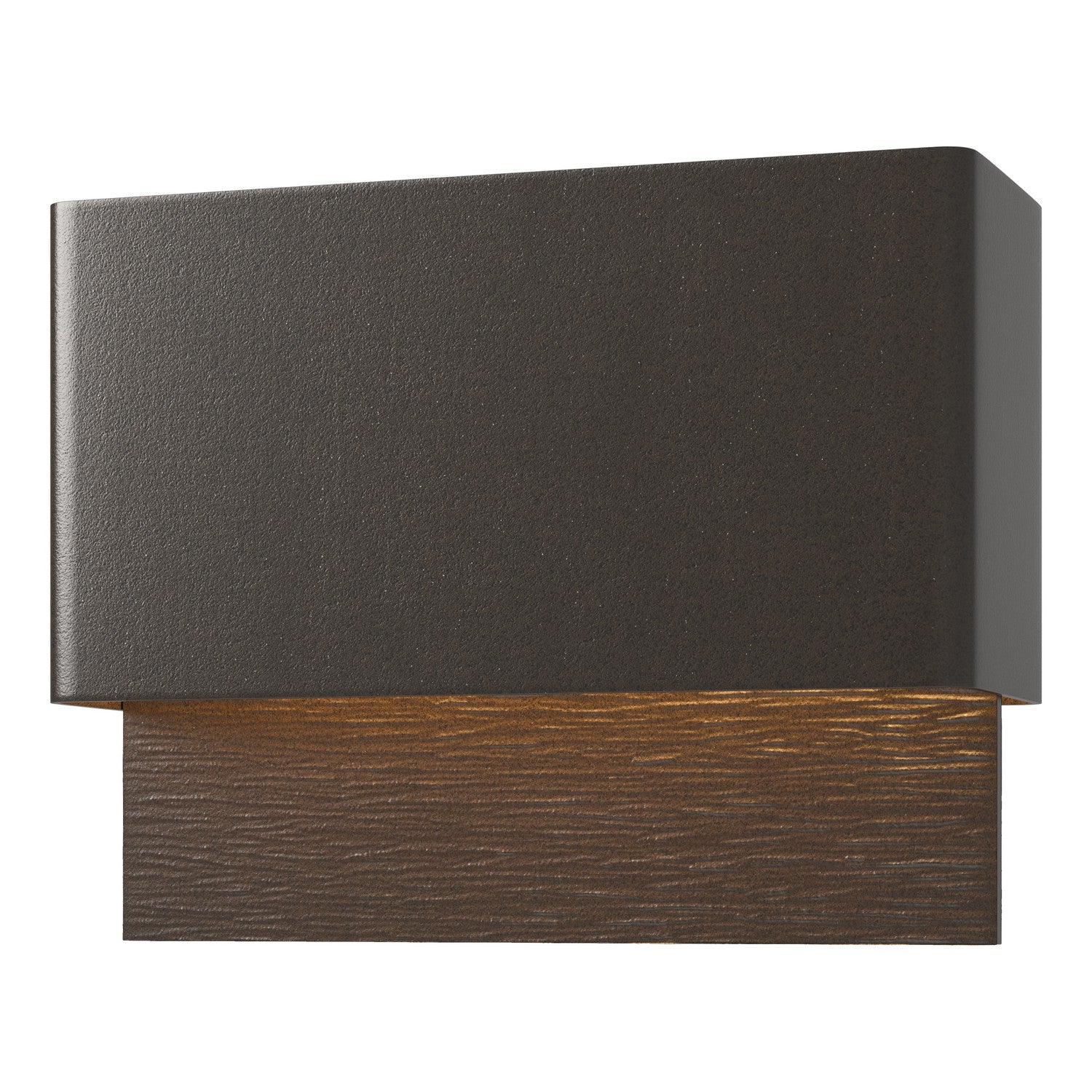 Hubbardton Forge - 302630-LED-14-14 - LED Outdoor Wall Sconce - Stratum - Coastal Oil Rubbed Bronze