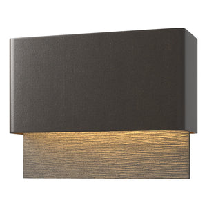 Hubbardton Forge - 302630-LED-14-20 - LED Outdoor Wall Sconce - Stratum - Coastal Oil Rubbed Bronze