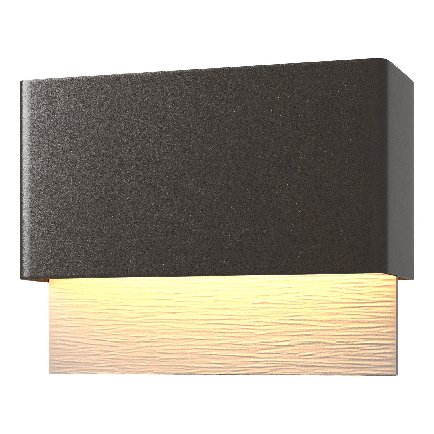 Hubbardton Forge - 302630-LED-14-78 - Stratum Dark Sky Friendly LED Outdoor Sconce - Stratum - Coastal Oil Rubbed Bronze