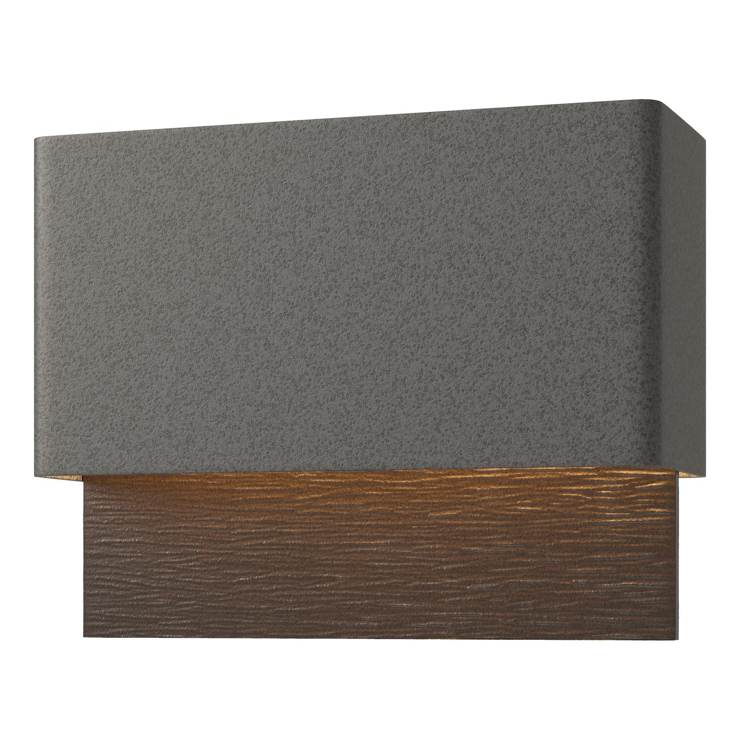 Hubbardton Forge - 302630-LED-20-14 - LED Outdoor Wall Sconce - Stratum - Coastal Natural Iron