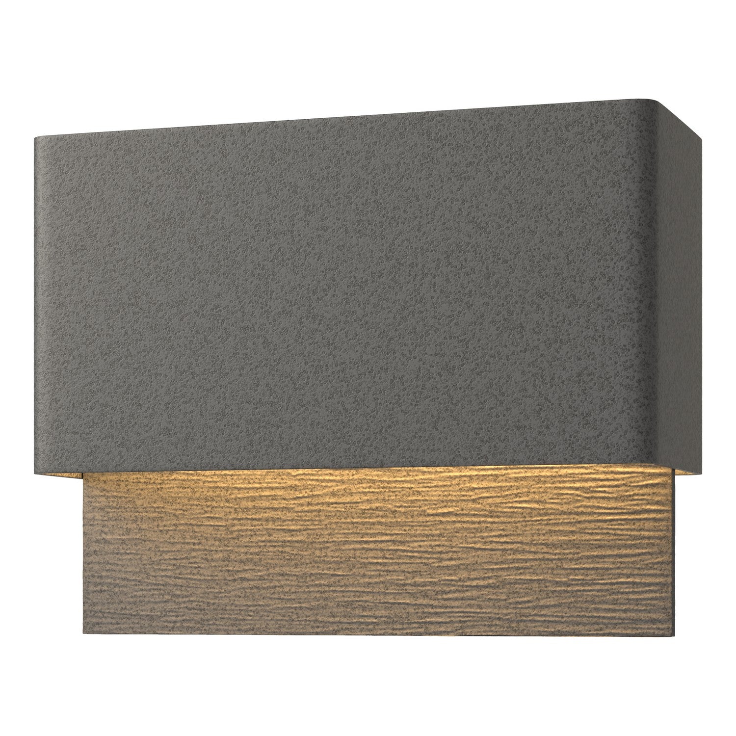 Hubbardton Forge - 302630-LED-20-20 - Stratum Dark Sky Friendly LED Outdoor Sconce - Stratum - Coastal Natural Iron