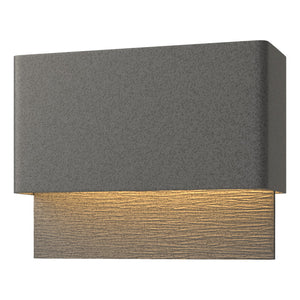 Hubbardton Forge - 302630-LED-20-20 - LED Outdoor Wall Sconce - Stratum - Coastal Natural Iron
