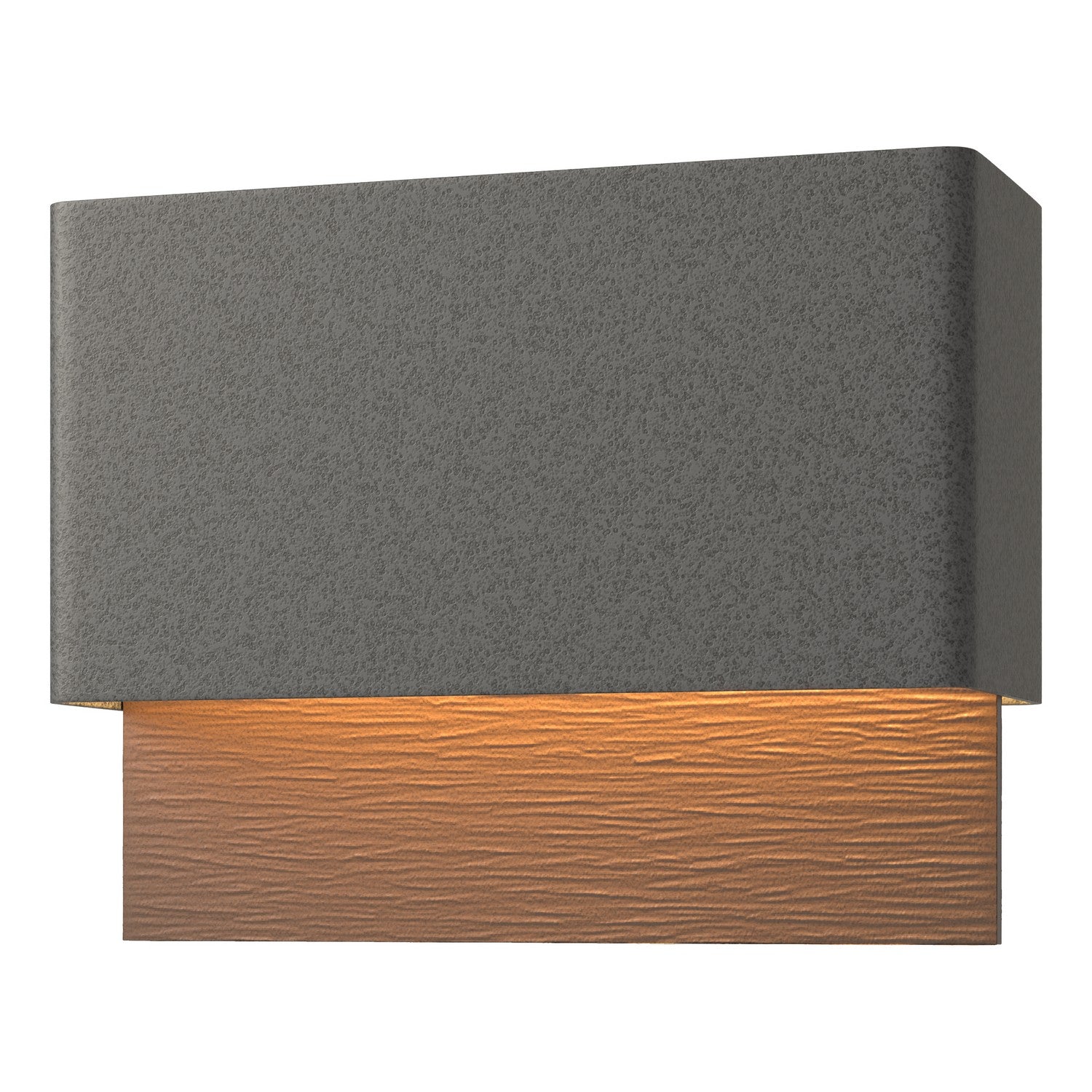 Hubbardton Forge - 302630-LED-20-75 - Stratum Dark Sky Friendly LED Outdoor Sconce - Stratum - Coastal Natural Iron