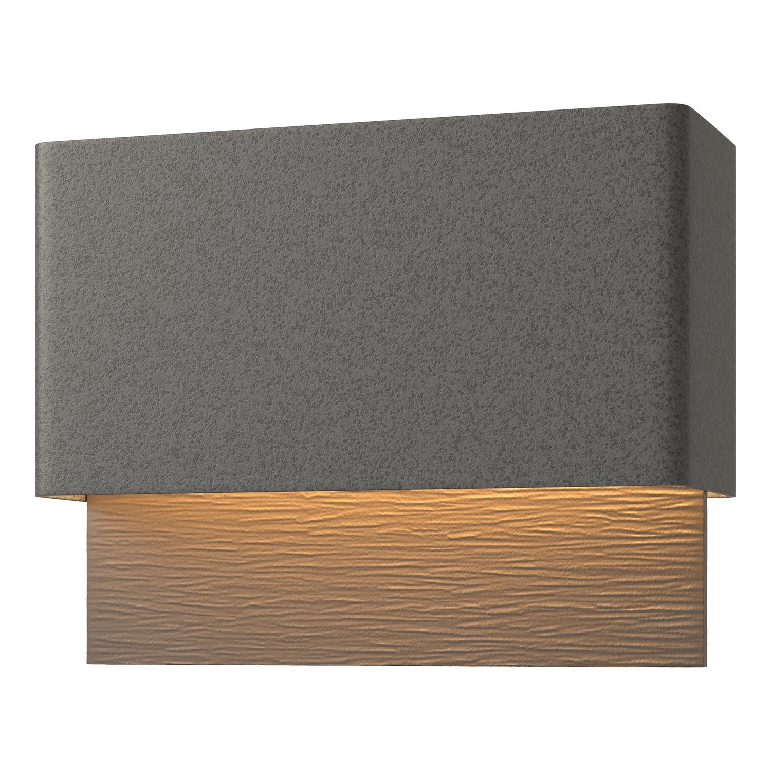 Hubbardton Forge - 302630-LED-20-77 - LED Outdoor Wall Sconce - Stratum - Coastal Natural Iron