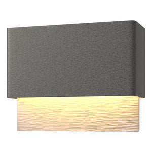 Hubbardton Forge - 302630-LED-20-78 - LED Outdoor Wall Sconce - Stratum - Coastal Natural Iron
