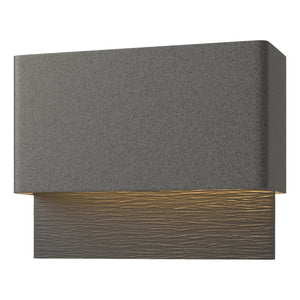 Hubbardton Forge - 302630-LED-20-80 - LED Outdoor Wall Sconce - Stratum - Coastal Natural Iron