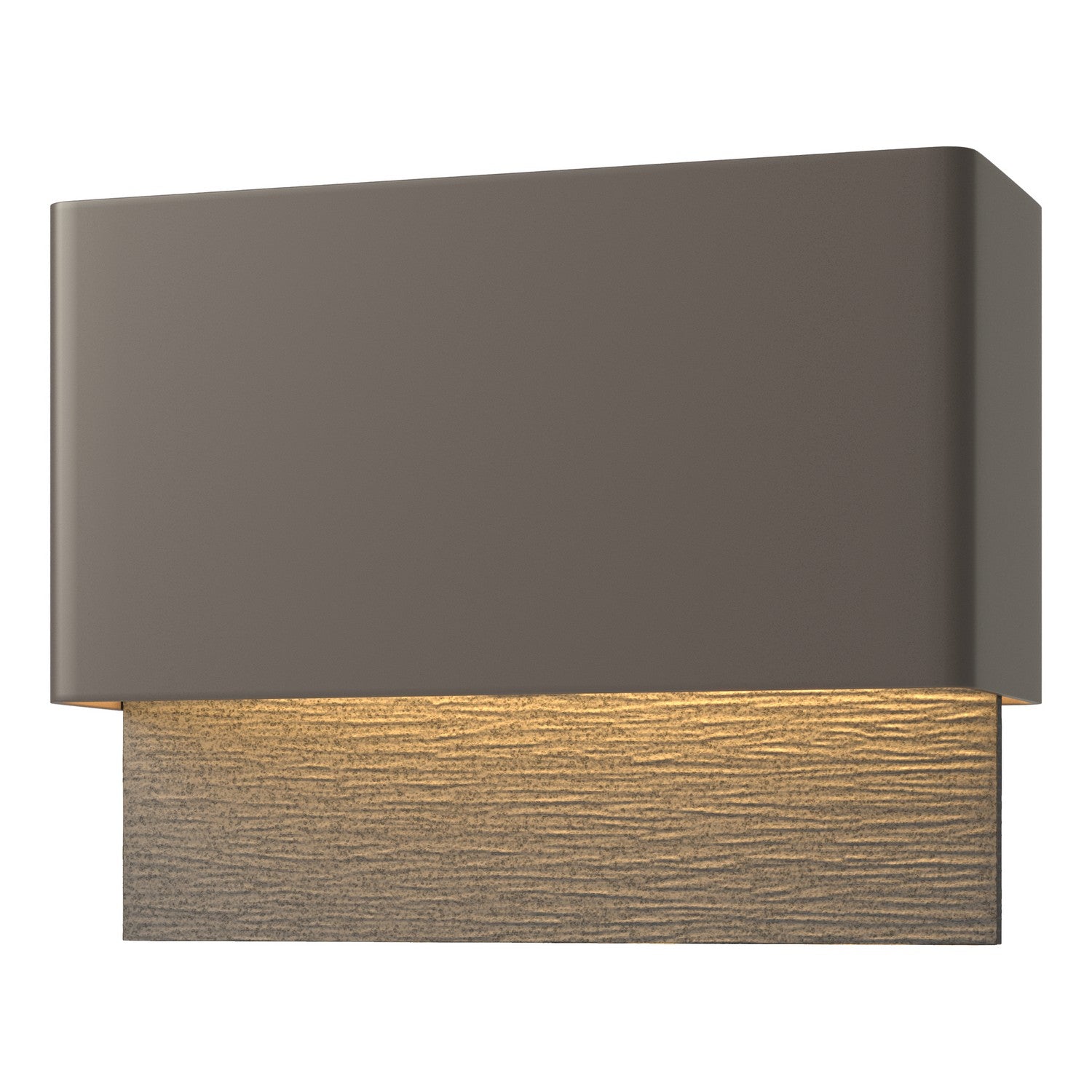 Hubbardton Forge - 302630-LED-77-20 - Stratum Dark Sky Friendly LED Outdoor Sconce - Stratum - Coastal Dark Smoke
