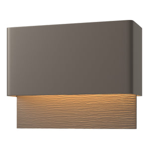Hubbardton Forge - 302630-LED-77-77 - LED Outdoor Wall Sconce - Stratum - Coastal Dark Smoke