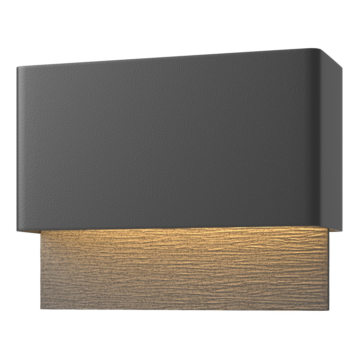 Hubbardton Forge - 302630-LED-80-20 - Stratum Dark Sky Friendly LED Outdoor Sconce - Stratum - Coastal Black