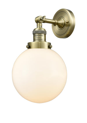 Innovations - 203-AB-G201-8-LED - LED Wall Sconce - Franklin Restoration - Antique Brass